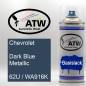 Preview: Chevrolet, Dark Blue Metallic, 62U / WA916K: 400ml Sprühdose, von ATW Autoteile West.